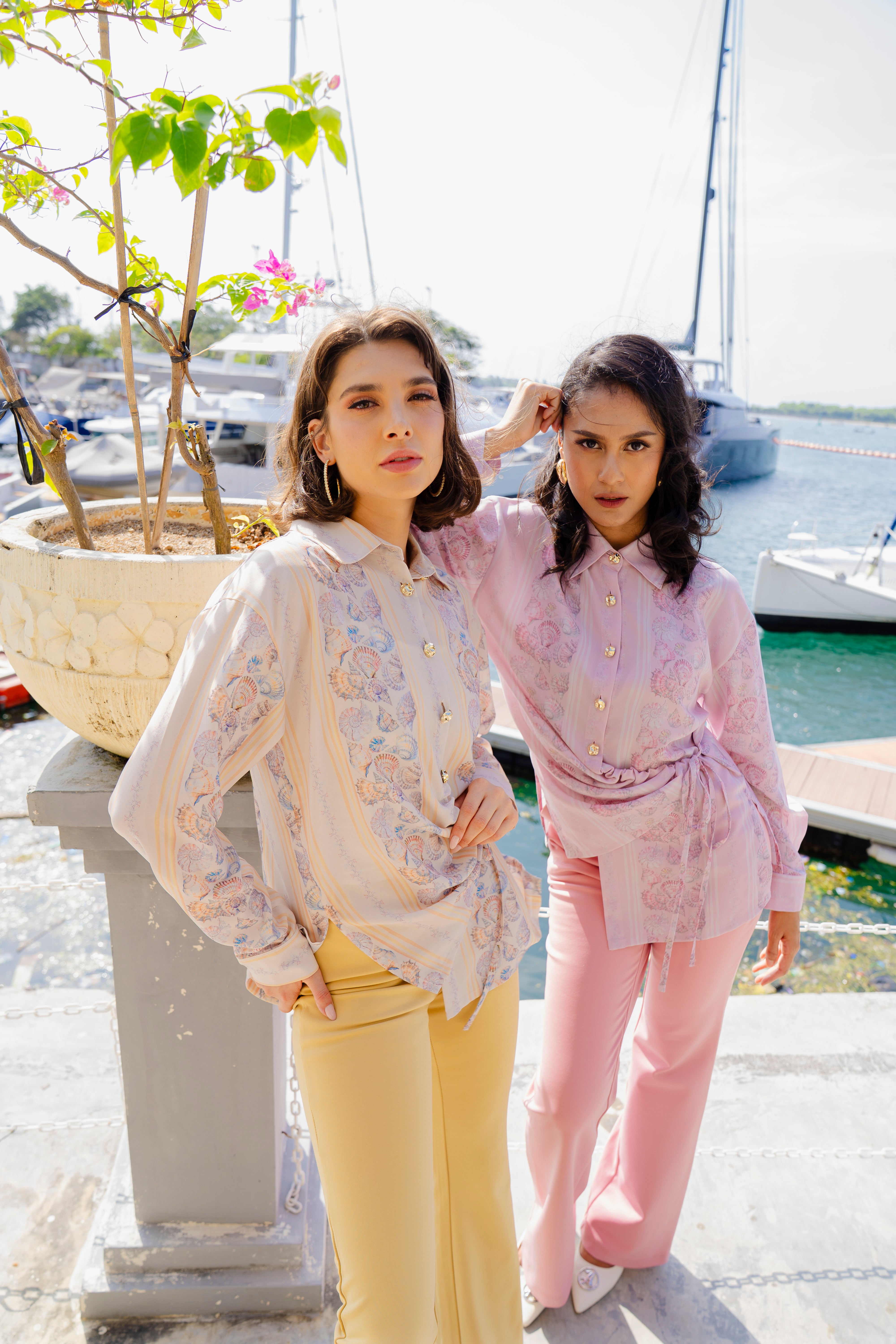 By the Sea Shore - Waisted Shirt (Sunkissed)