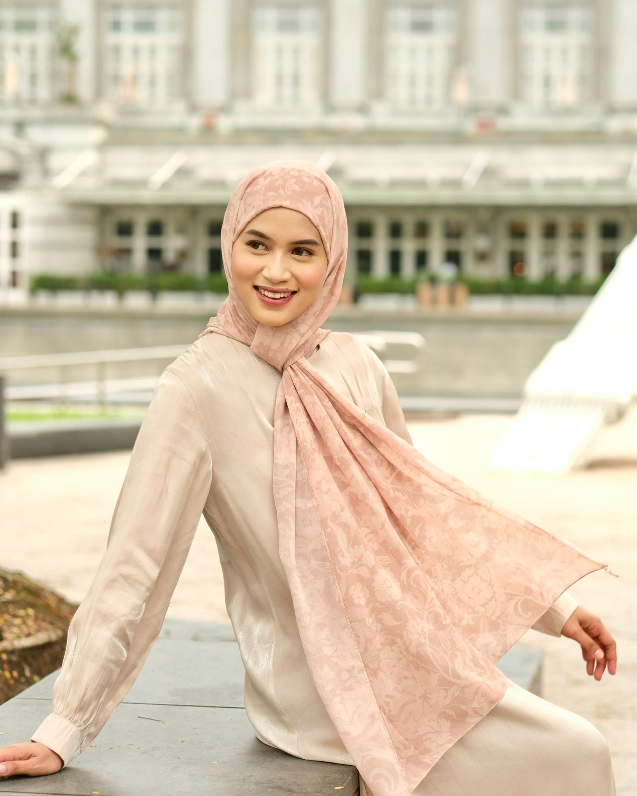 Twine Floral Pashmina