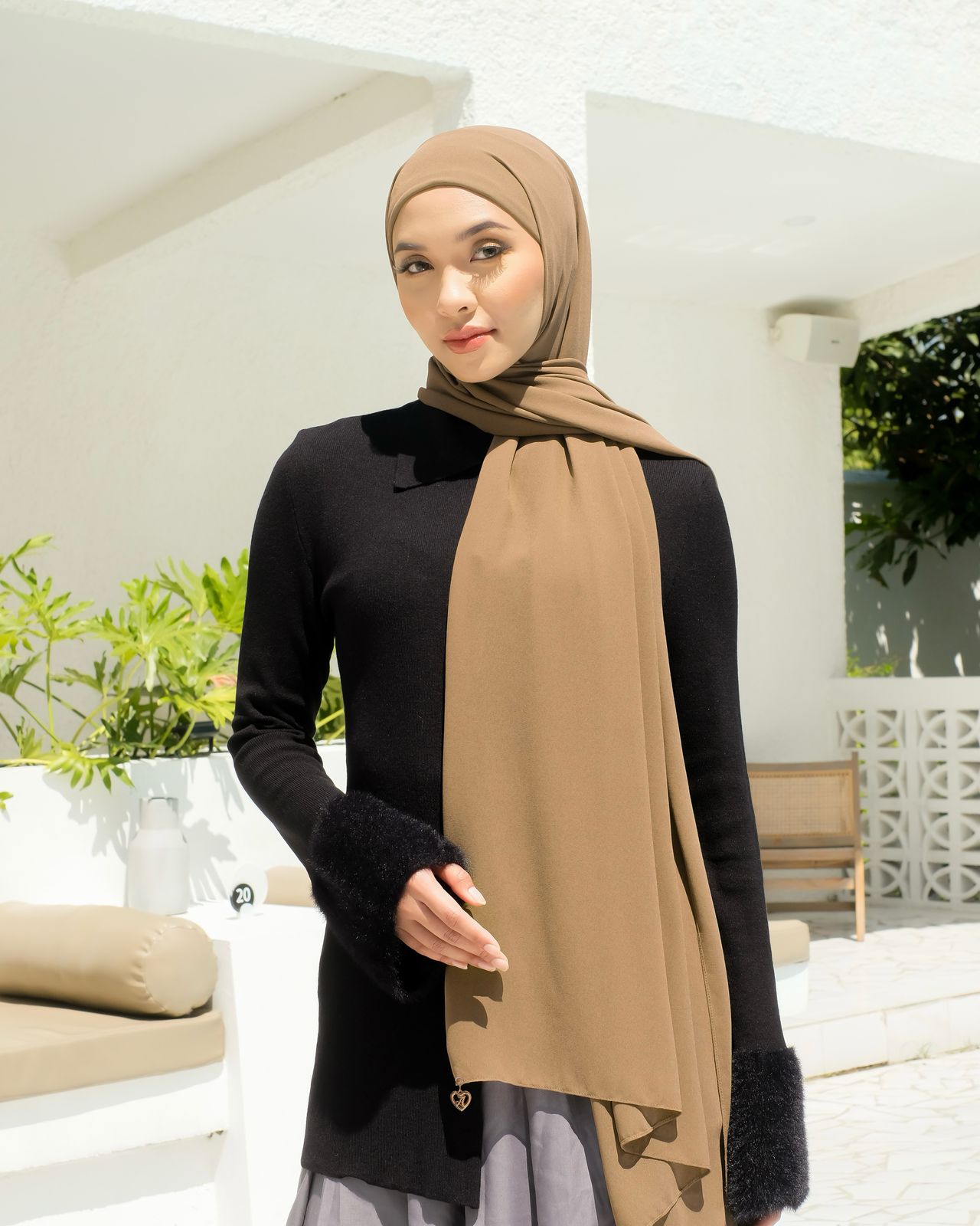 Ayu by Ayu Lestari - The Twine Pashmina (Love Edition)