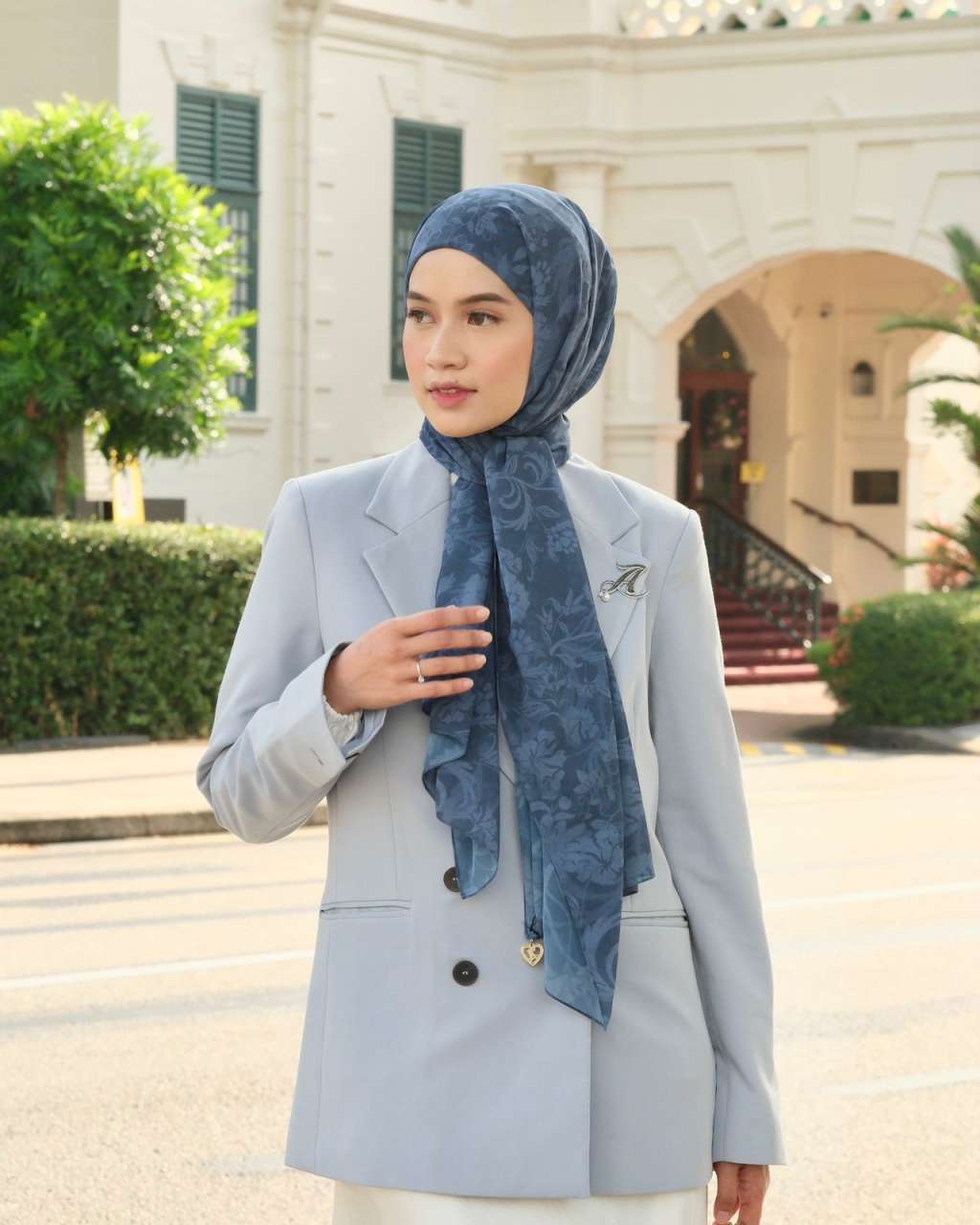 Twine Floral Pashmina